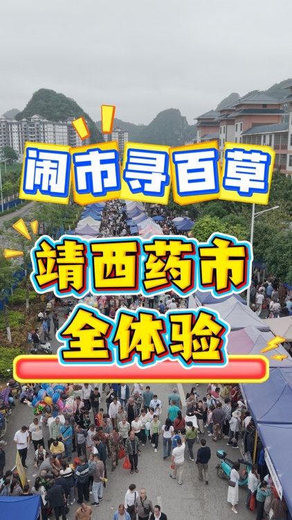 闹市寻百草 靖西药市全体验(图1)